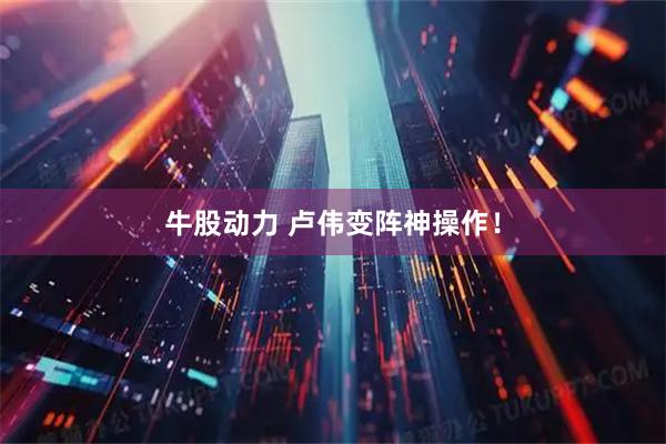 牛股动力 卢伟变阵神操作！