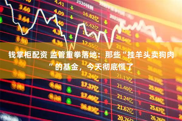 钱掌柜配资 监管重拳落地：那些“挂羊头卖狗肉”的基金，今天彻底慌了