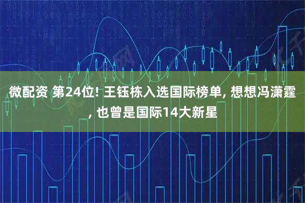 微配资 第24位! 王钰栋入选国际榜单, 想想冯潇霆, 也曾是国际14大新星